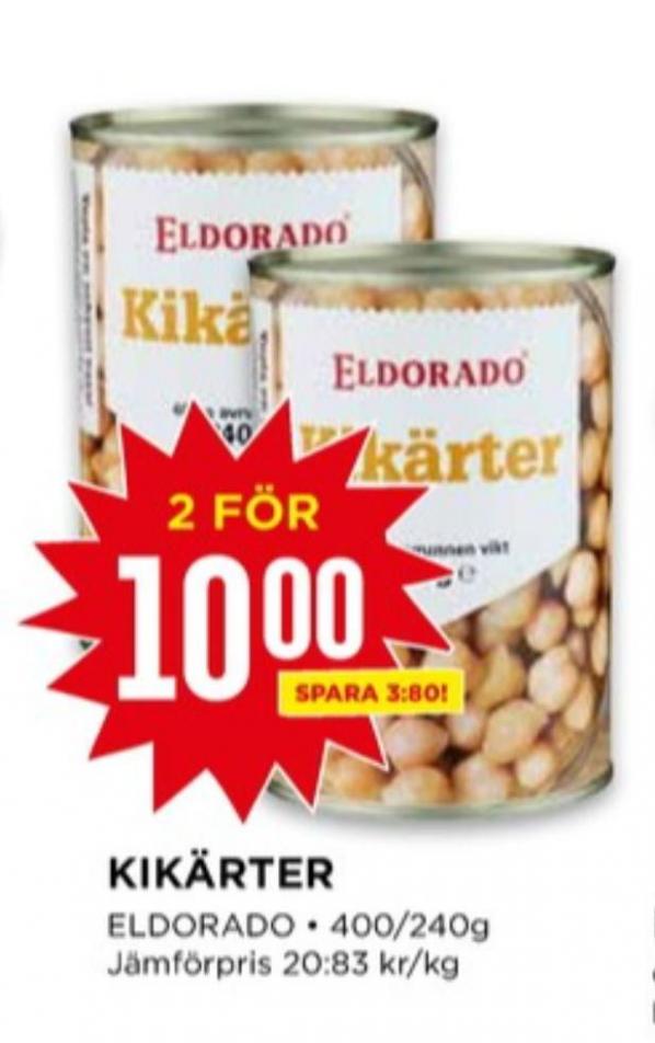 Eldorado, Kikärter, Willys 2022