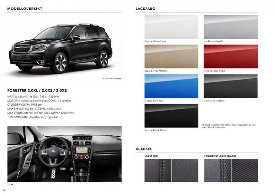  Subaru Forester X-LINE . Page 20