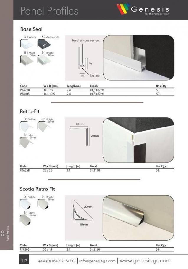  Genesis Product Catalogue 2019 . Page 116