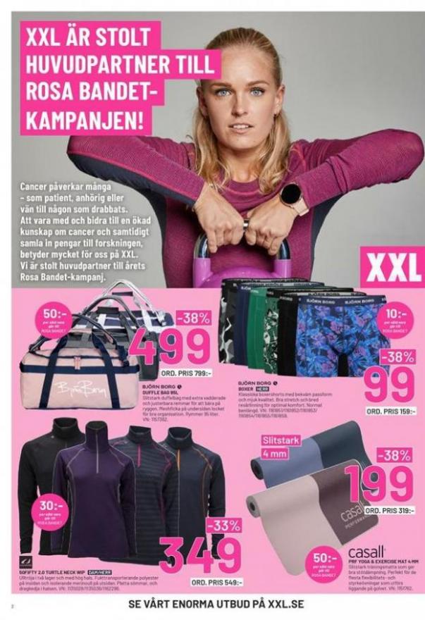  XXL Erbjudande Gör skillnad -Stöd rosa bandet tillsammans Med XXL! . Page 2