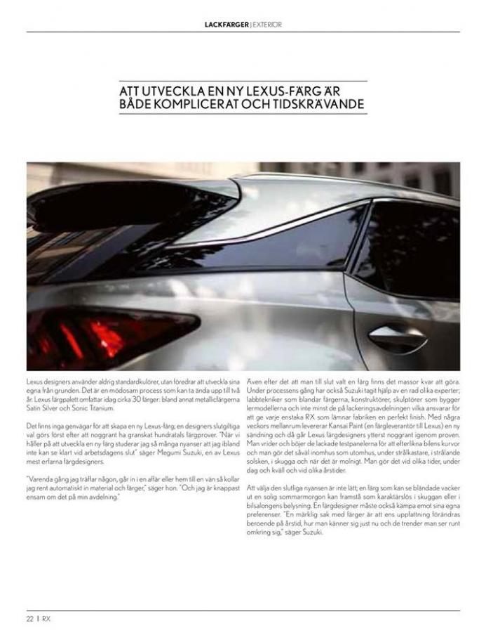  Lexus RX . Page 22