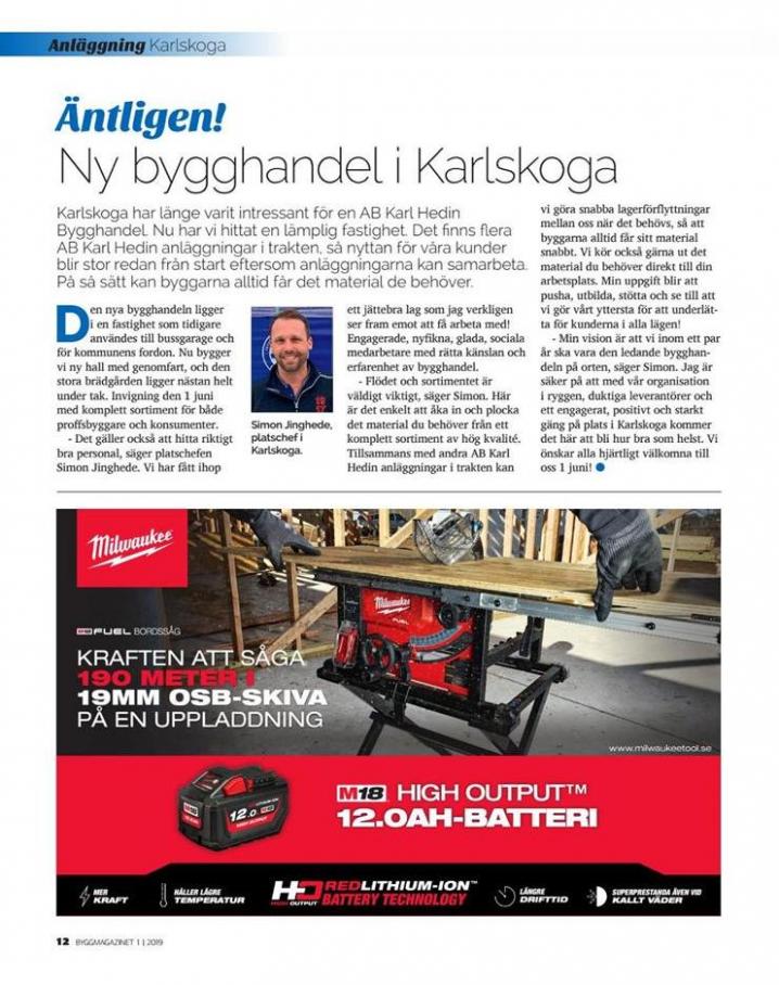  AB Karl Hedin Erbjudande Magazinet nr 1 2019 . Page 12
