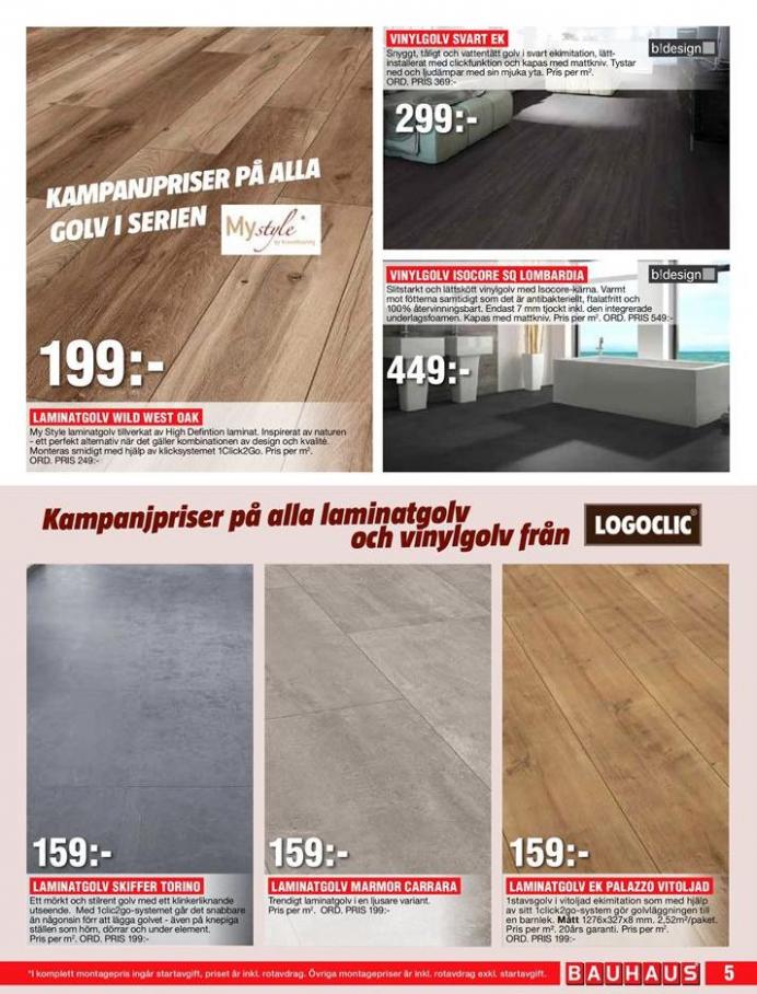  Bauhaus Erbjudande Kampanjpriser på golv! . Page 5