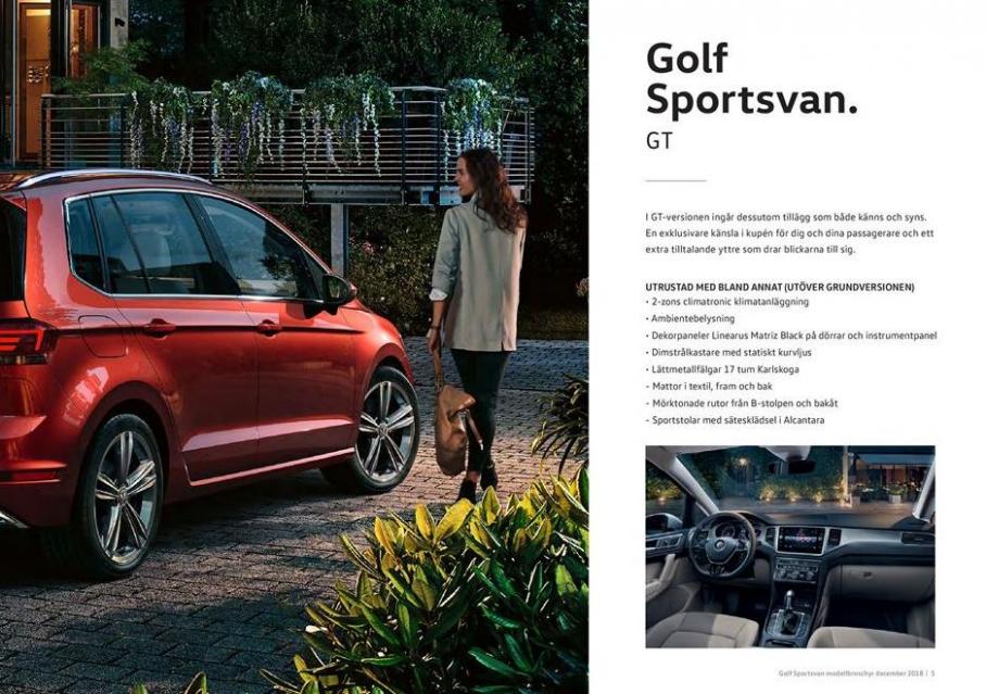  Volkswagen Golf Sportsvan . Page 5
