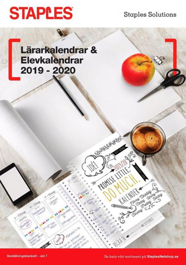 Lärarkalendrar och Elevkalendrar 2019-2020 . Staples (2020-06-30-2020-06-30)