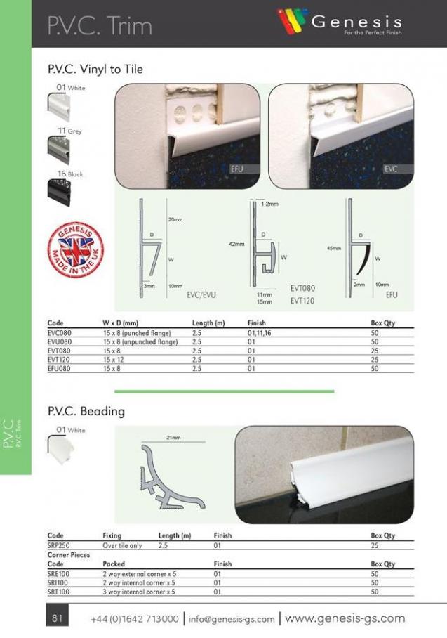  Genesis Product Catalogue 2019 . Page 84