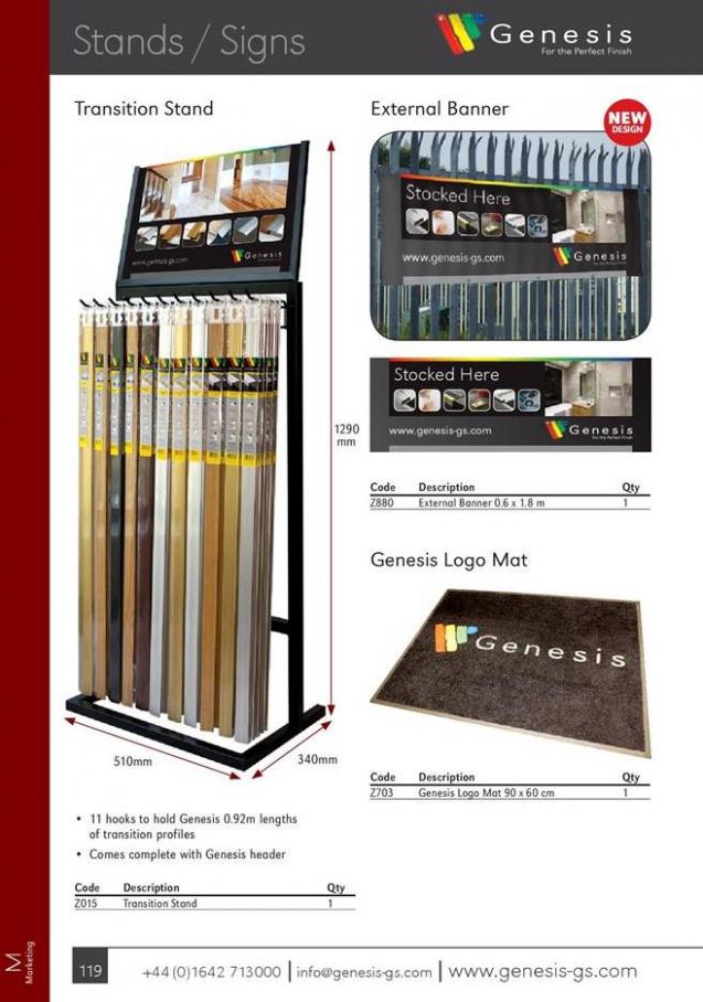  Genesis Product Catalogue 2019 . Page 122