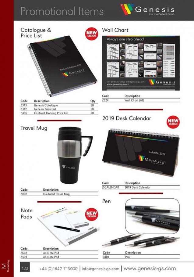  Genesis Product Catalogue 2019 . Page 126