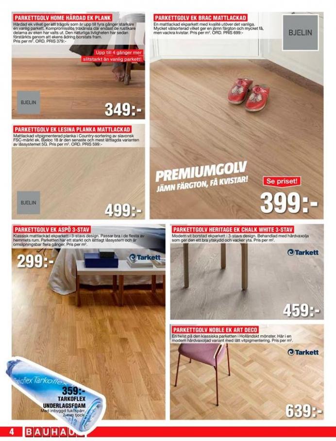  Bauhaus Erbjudande Kampanjpriser på golv! . Page 4