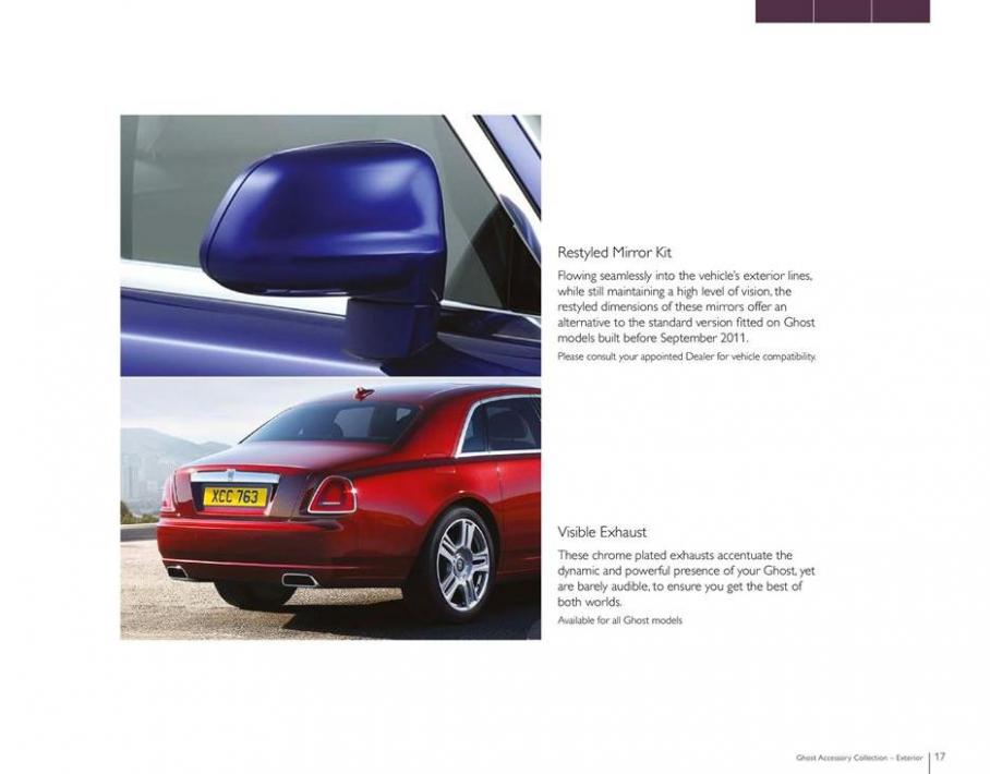 Rolls-Royce Ghost Accessory Collection . Page 19