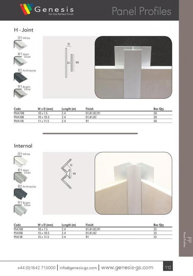  Genesis Product Catalogue 2019 . Page 115