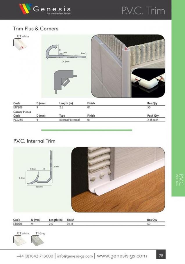  Genesis Product Catalogue 2019 . Page 81
