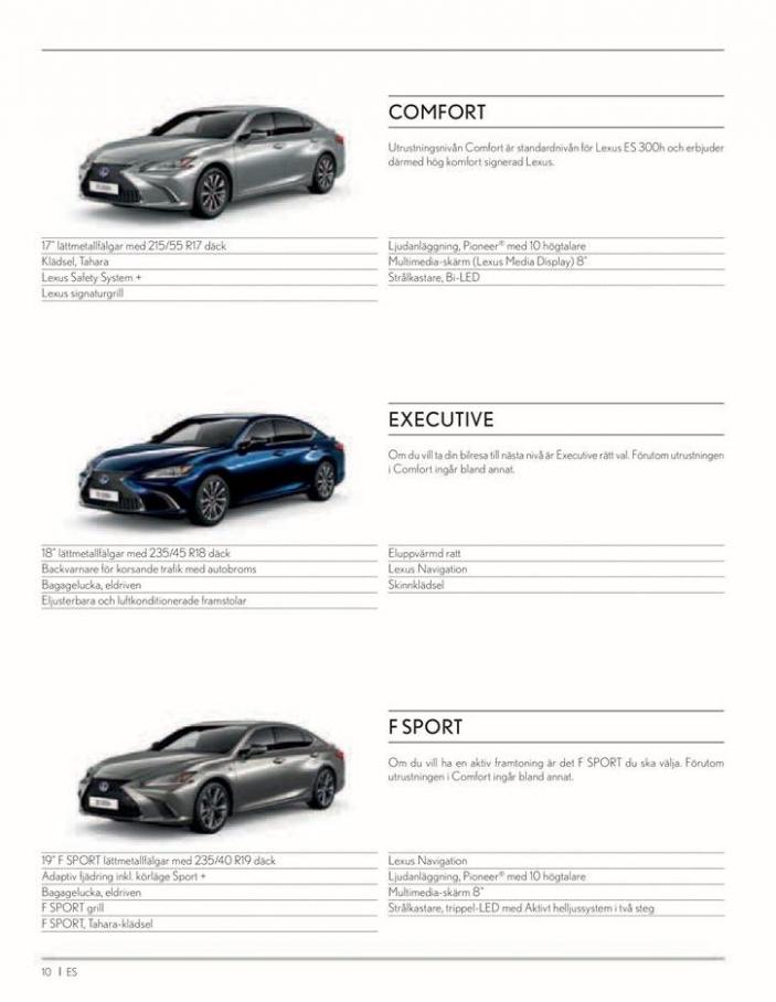  Lexus ES . Page 10