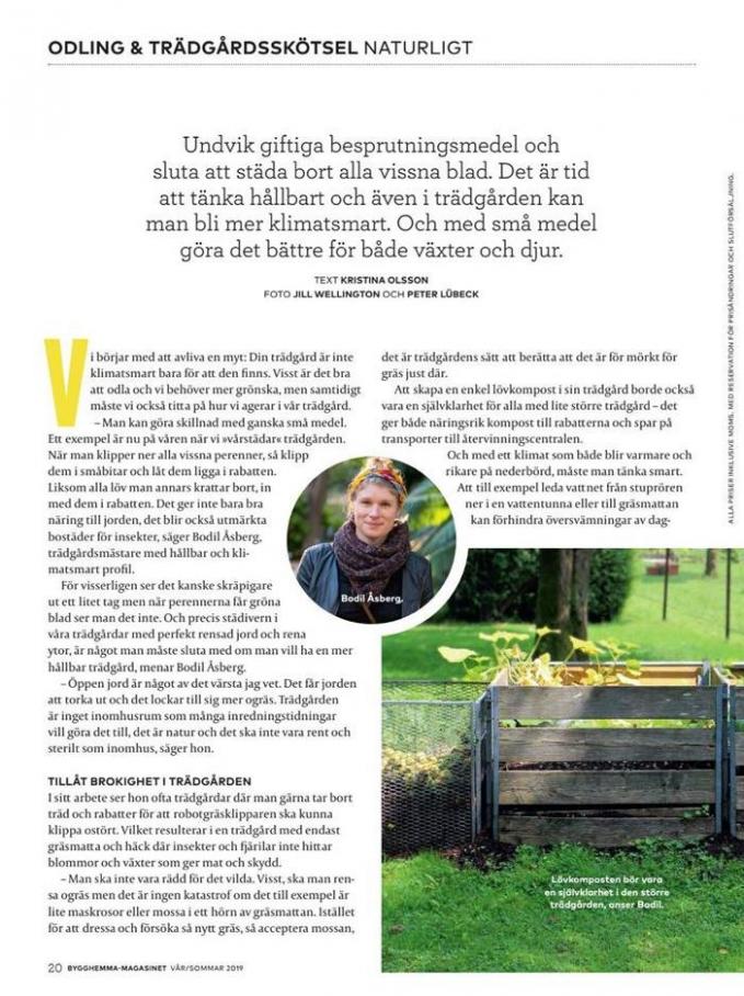  Bygghemma Erbjudande Magasinet Vår/Sommar 2019 . Page 20