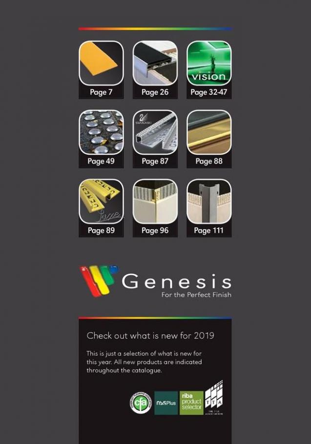  Genesis Product Catalogue 2019 . Page 4