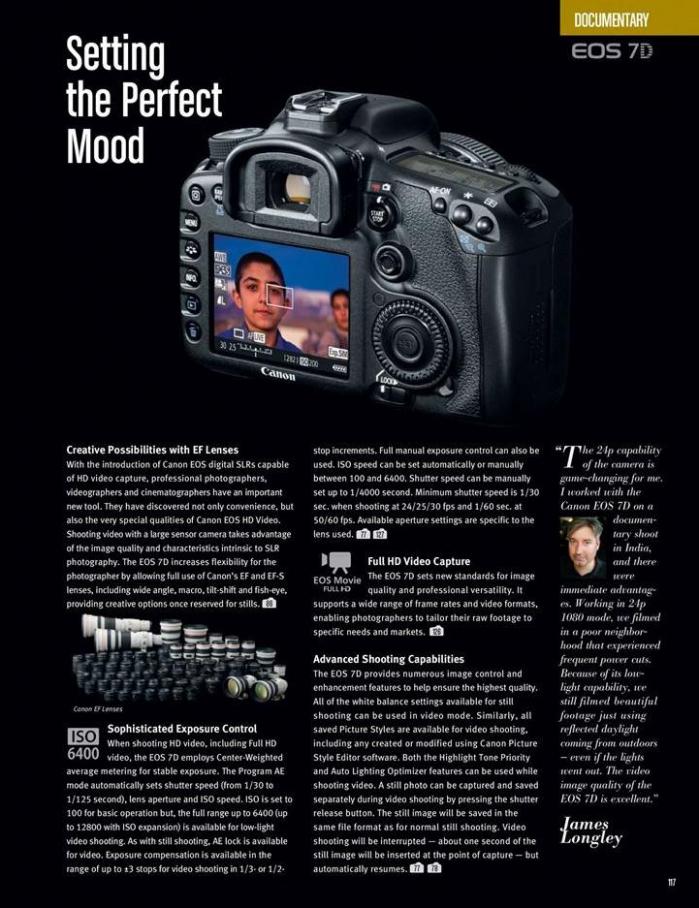  Canon Professional Video Cameras . Page 21