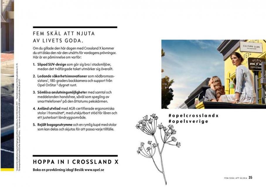  Opel Crossland X . Page 35
