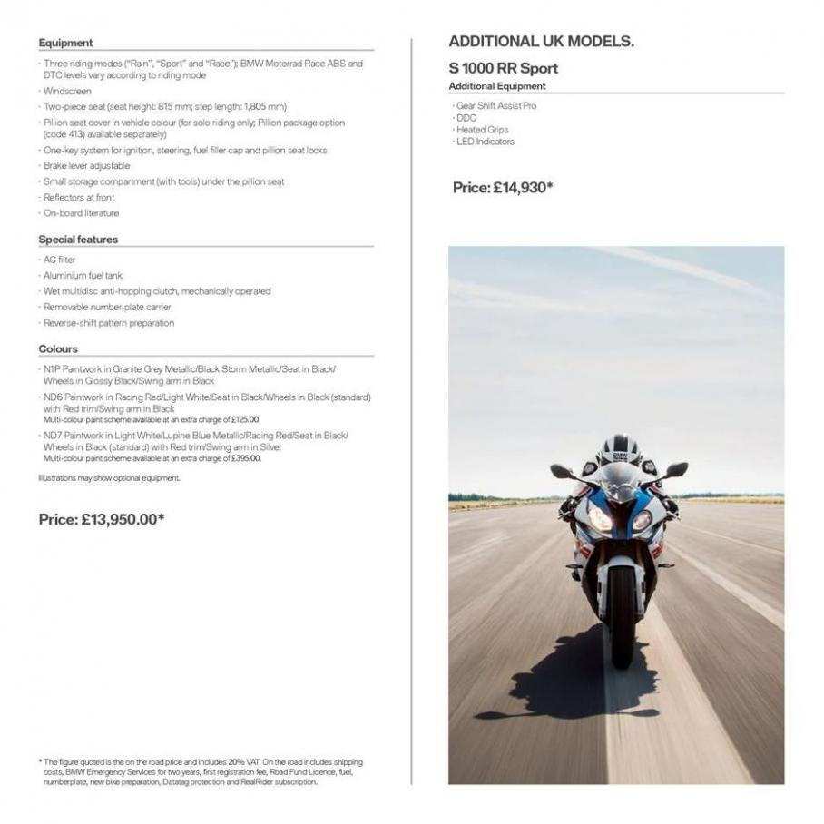  BMW Motorcyklar S1000RR . Page 7