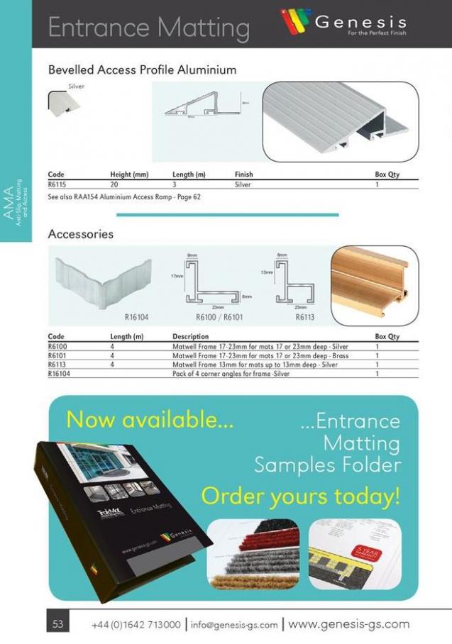  Genesis Product Catalogue 2019 . Page 56