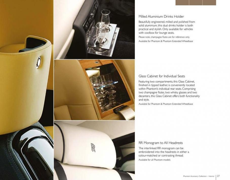  Rolls-Royce Phantom Accessory Collection . Page 29
