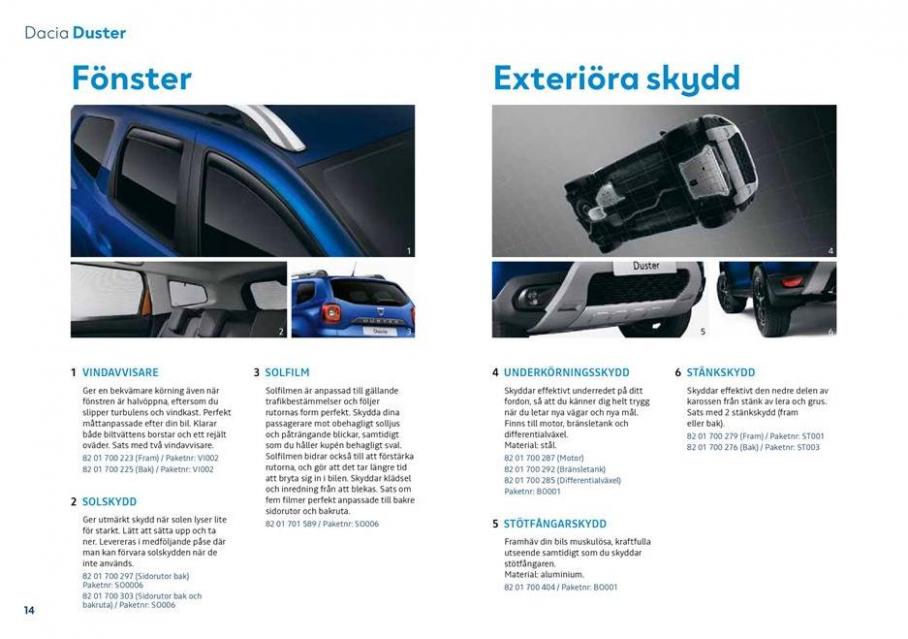  Dacia Duster Accessories . Page 14