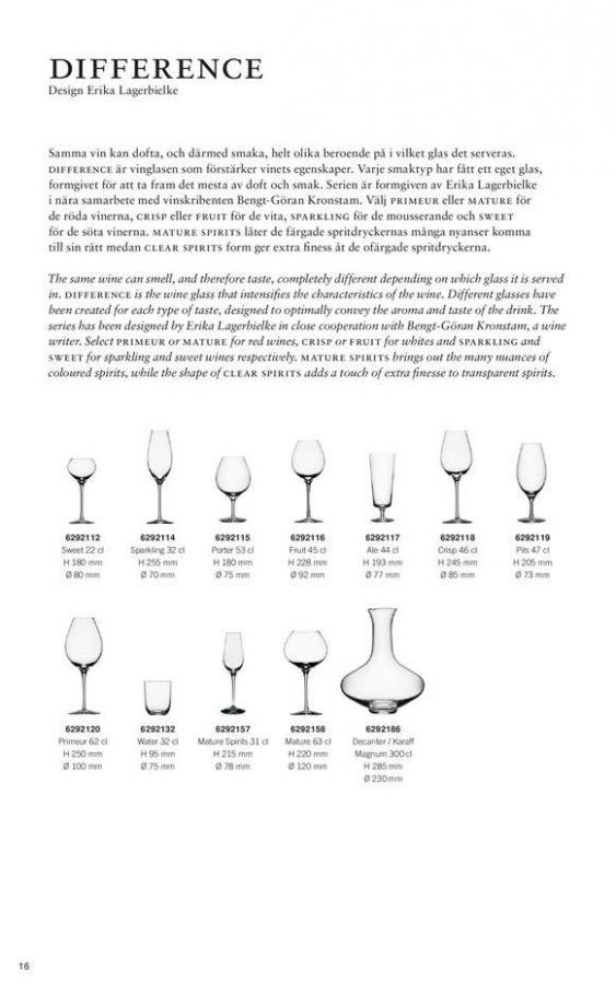  Orrefors Erbjudande Servisglas . Page 16