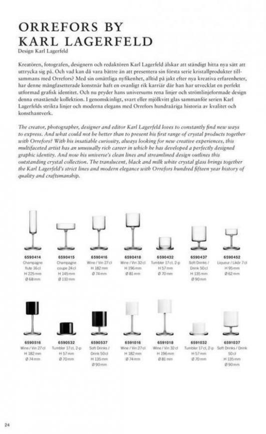  Orrefors Erbjudande Servisglas . Page 24