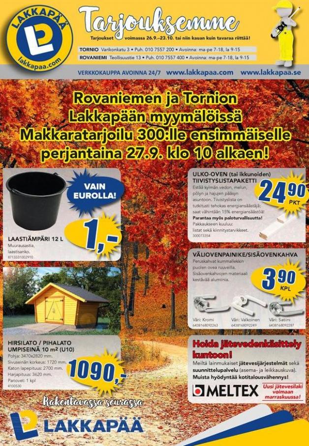 Lakkapään Tarjouslehti . Lakkapää (2019-10-23-2019-10-23)