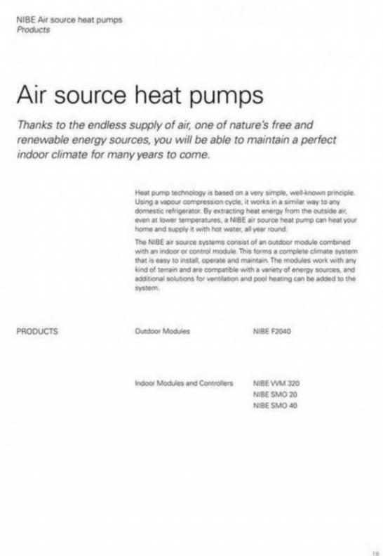  Nibe Erbjudande Heat pumps . Page 19