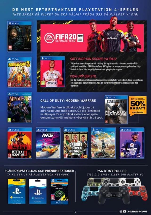  GameStop Erbjudanden Julkatalog 2019 . Page 9