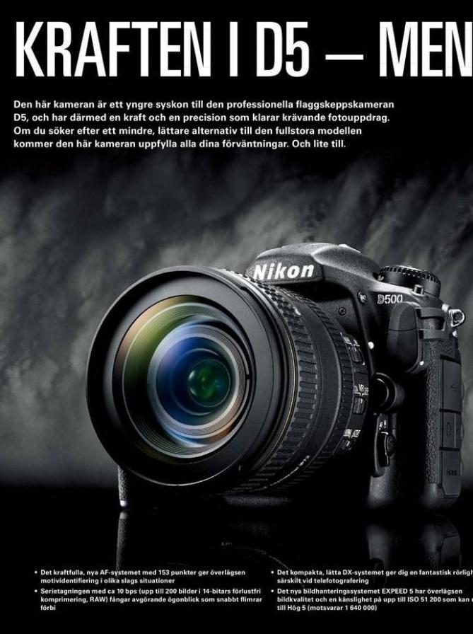  Fotokungen Erbjudande Nikon D500 . Page 8