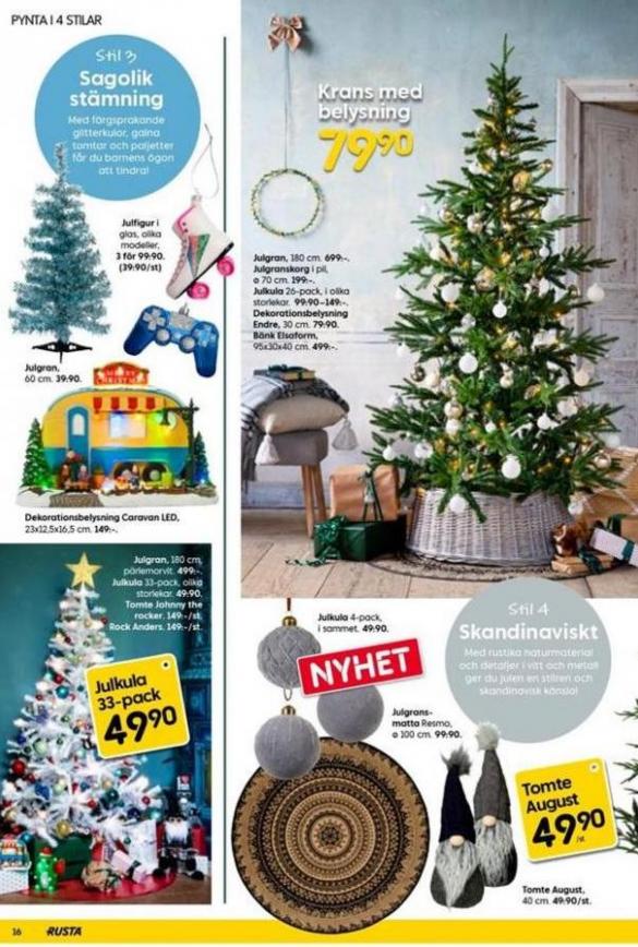  Rusta Erbjudande Allt för en magisk jul! . Page 16