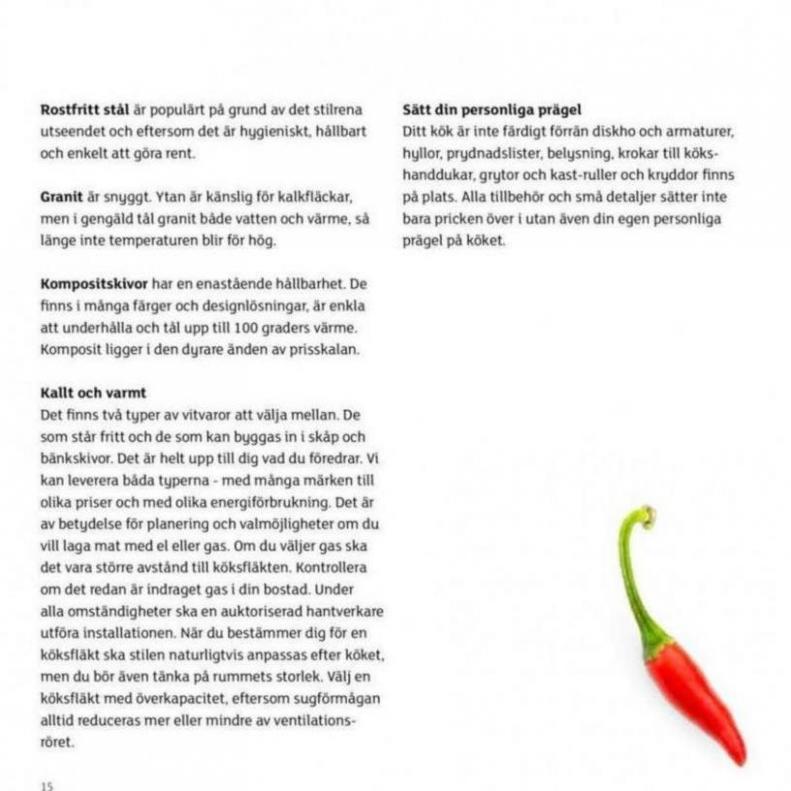  HTH Kök Erbjudande Guide för planering av ditt nya kök . Page 15