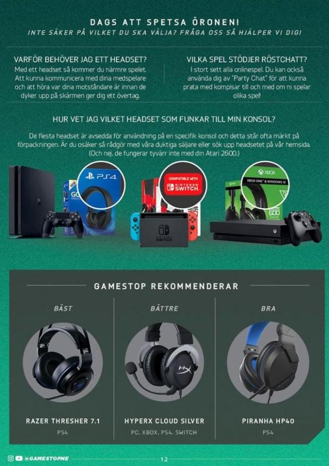  GameStop Erbjudanden Julkatalog 2019 . Page 12