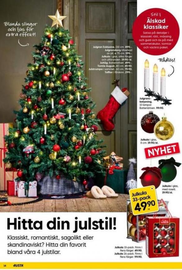  Rusta Erbjudande Allt för en magisk jul! . Page 14