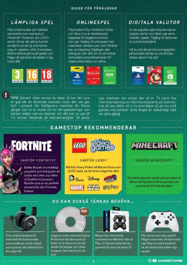  GameStop Erbjudanden Julkatalog 2019 . Page 3