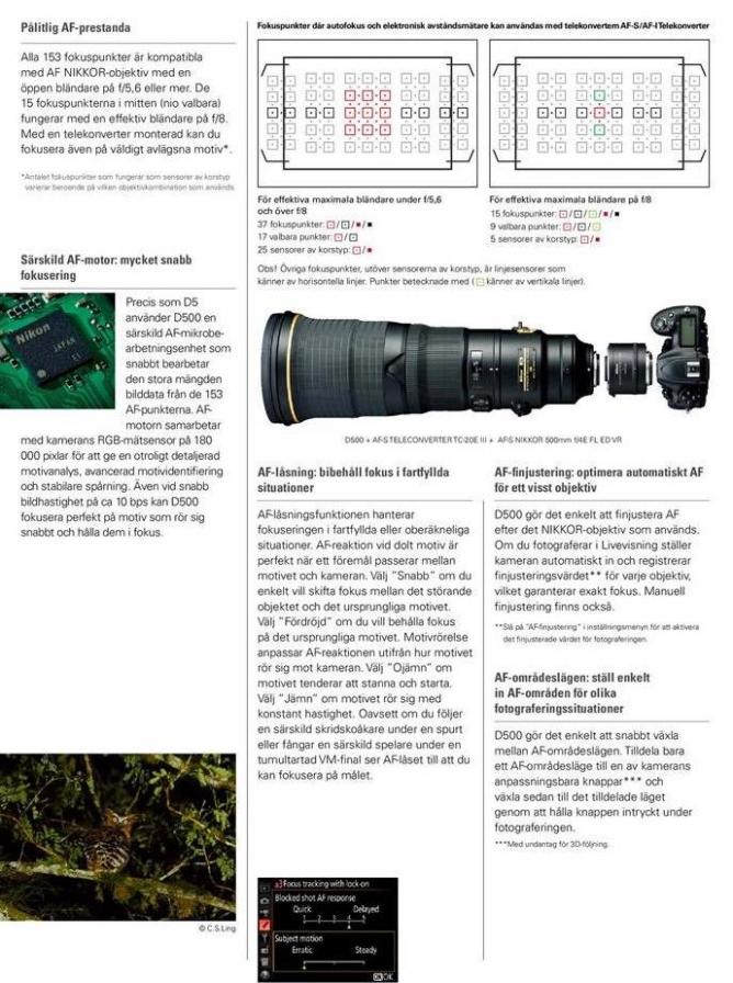  Fotokungen Erbjudande Nikon D500 . Page 11