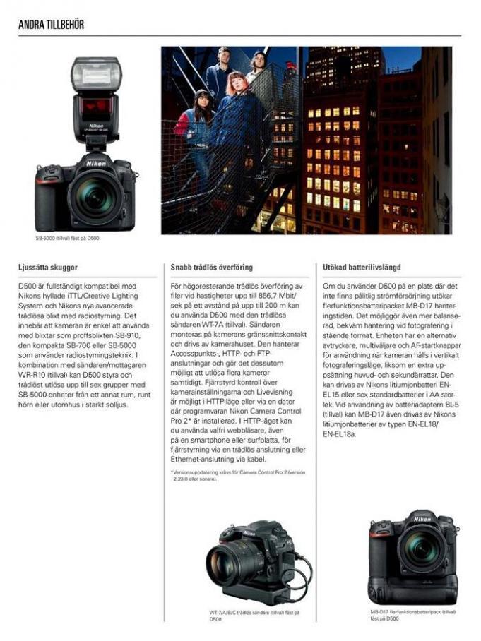  Fotokungen Erbjudande Nikon D500 . Page 22