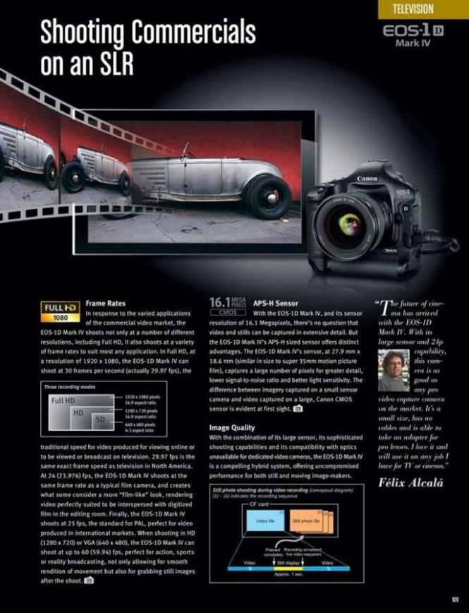  Canon Professional Video Cameras . Page 13