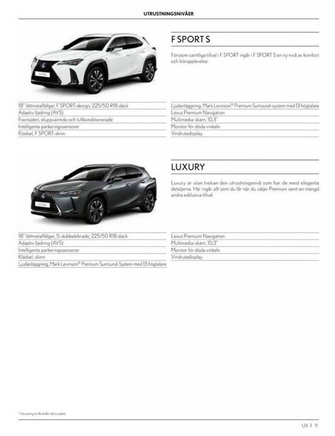  Lexus UX . Page 11