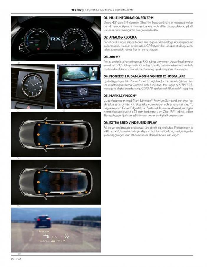  Lexus RX . Page 16