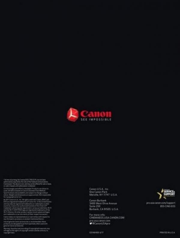  Canon EOS C700 . Page 8