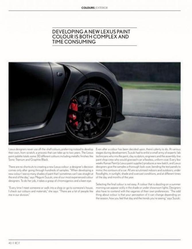  Lexus RCF . Page 40