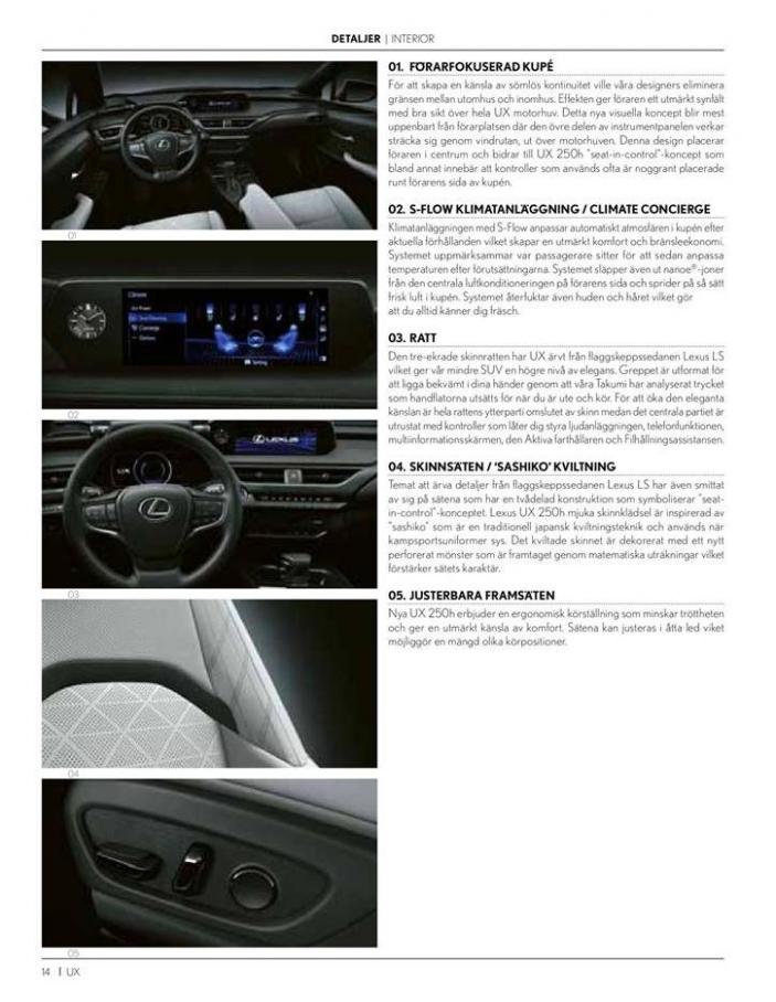  Lexus UX . Page 14