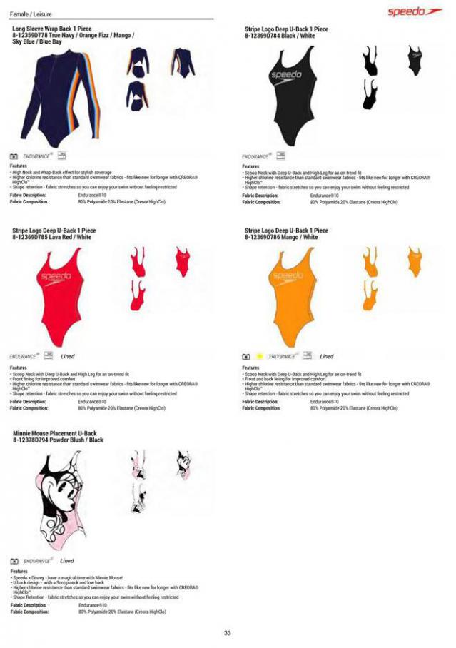  Speedo Swimwear & Equipment Season 1 2020 . Page 33