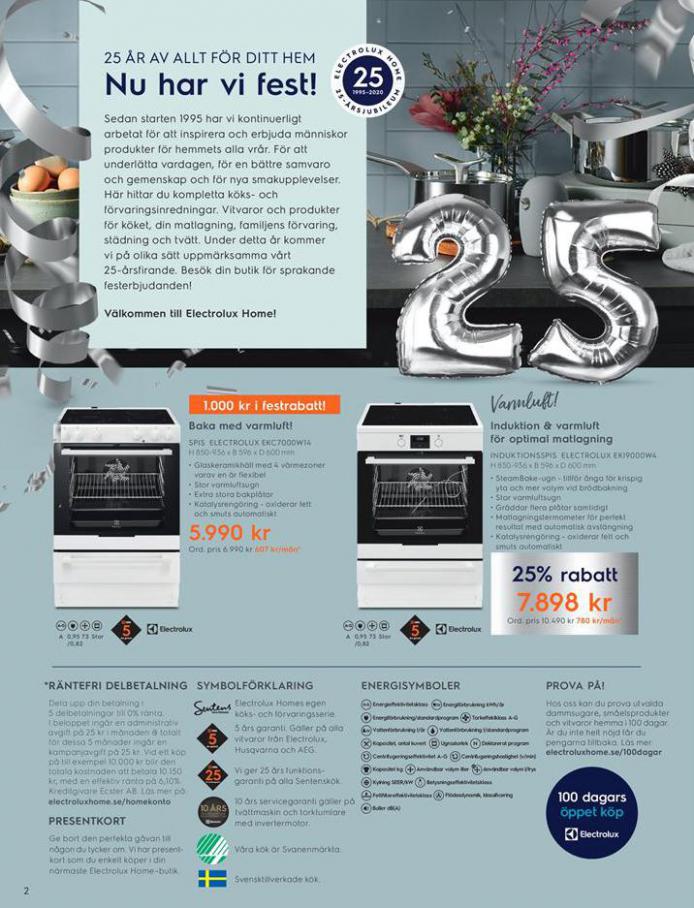  Electrolux Home Erbjudande Nu har vi 25-årsfirande! . Page 2