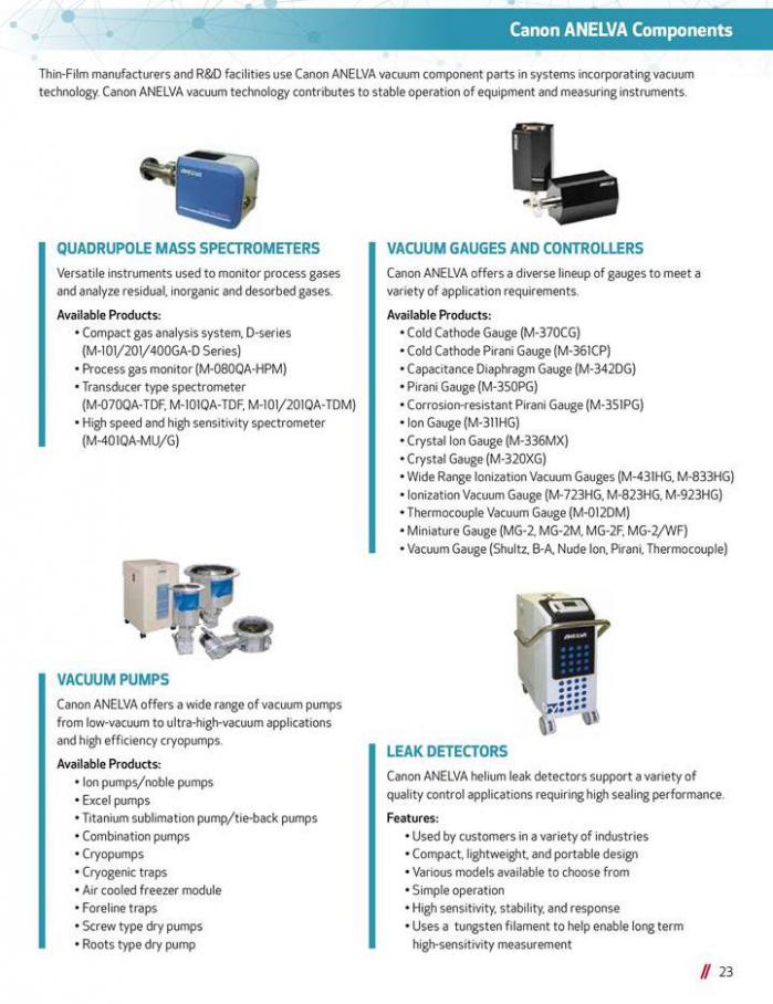  Canon Industrial Products . Page 23