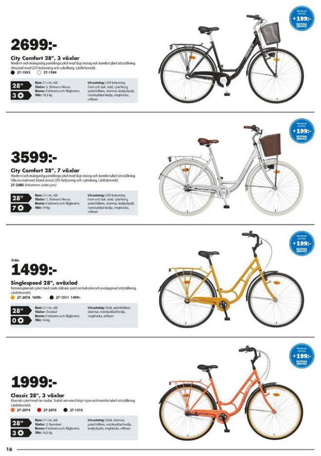  Biltema Erbjudande Cykel 2020 . Page 16