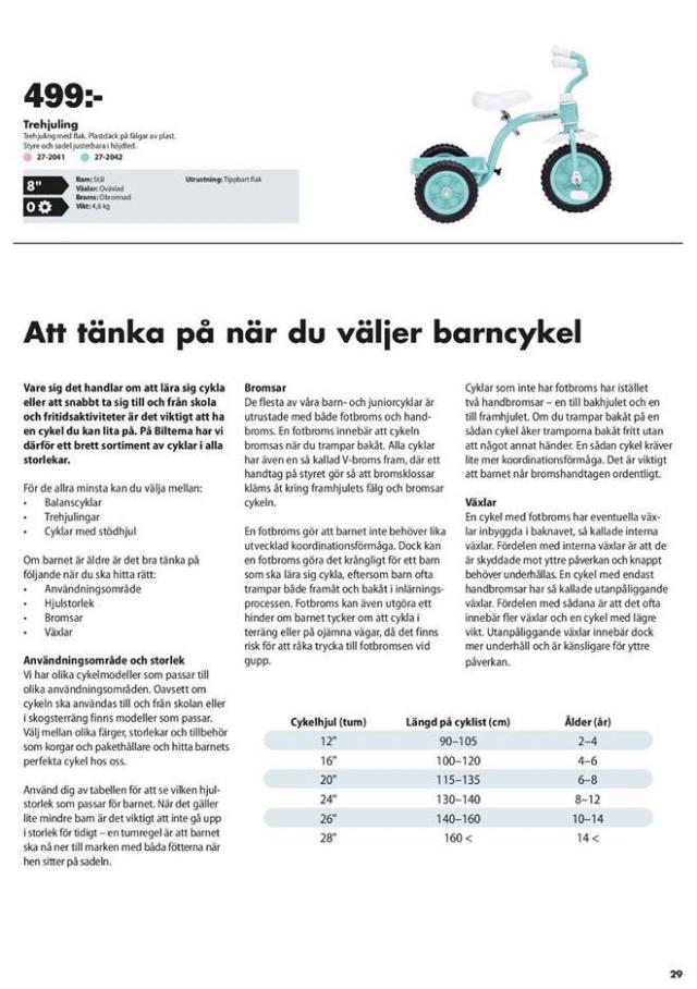  Biltema Erbjudande Cykel 2020 . Page 29