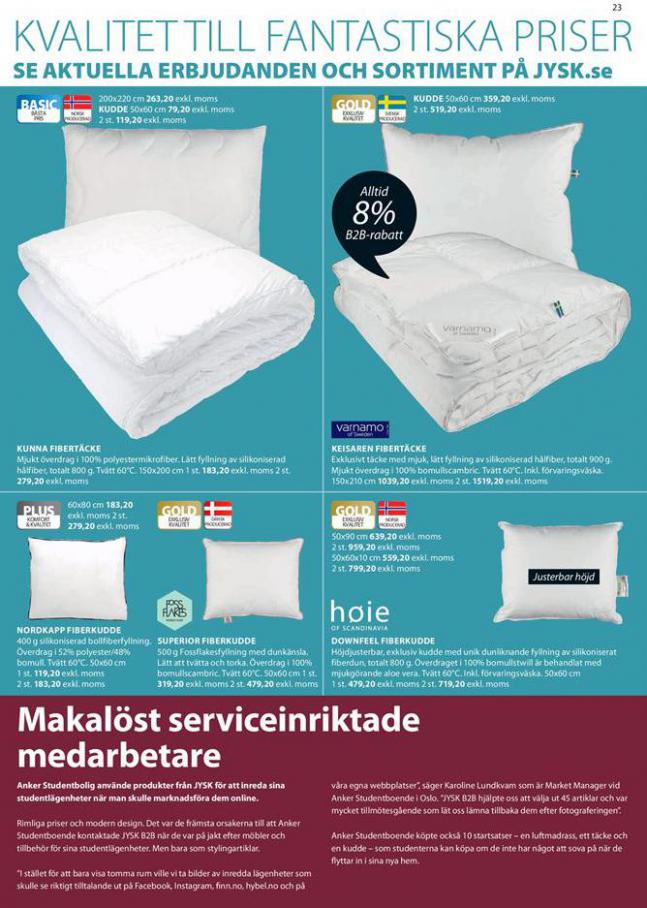  JYSK Erbjudande Business to Business Vår/Sommar 2019 . Page 23